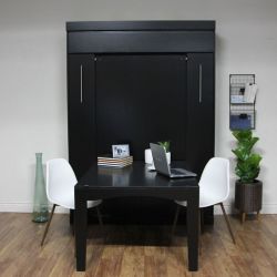 Euro-Table-Bed-Black-Open