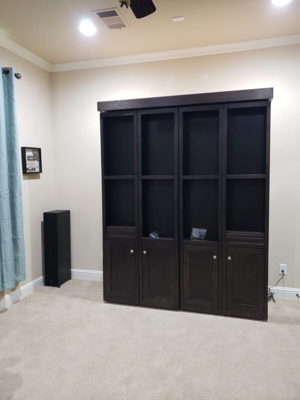 Library bed with doors