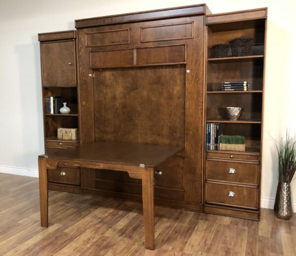 Barrington Table Bed in Caramel w 2 Side Piers