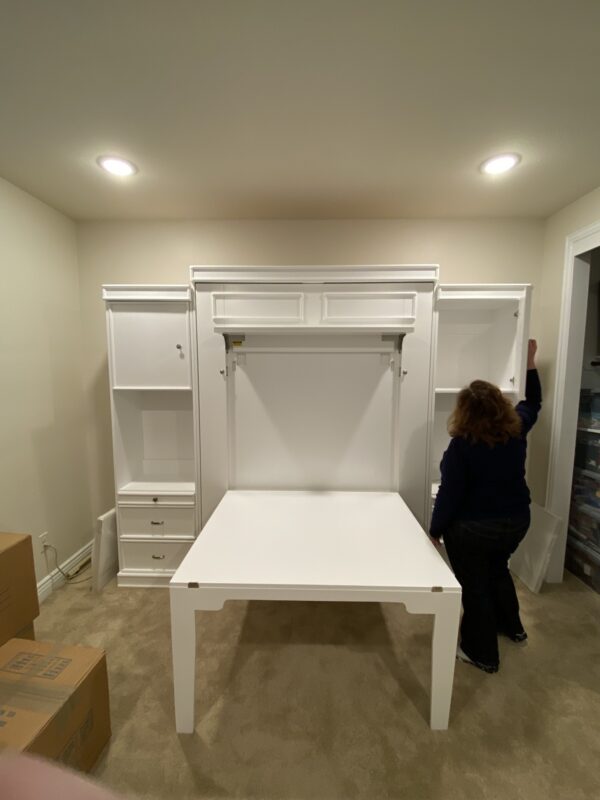 Barrington Table in White w 2 Sides