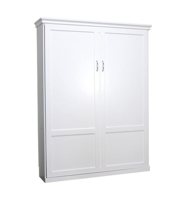 White saratoga murphy bed