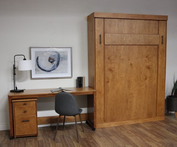 Sonoma murphy bed - desk on side