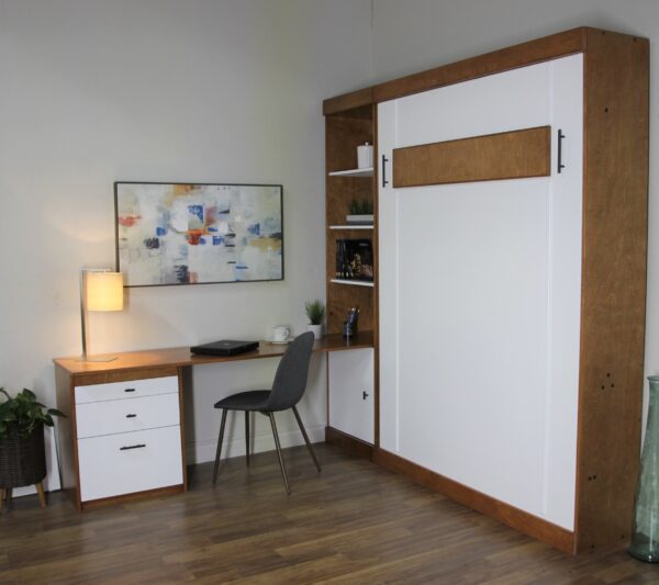 Sonoma murphy bed - two tone with desk