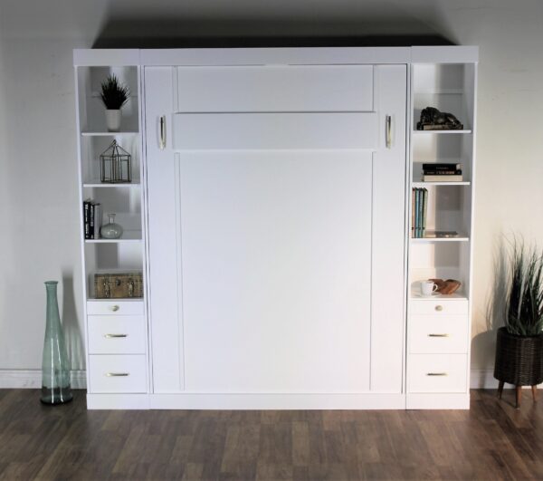 Sonoma murphy bed - white with piers