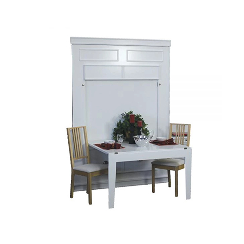 Barrington Table Bed, white murphy table bed