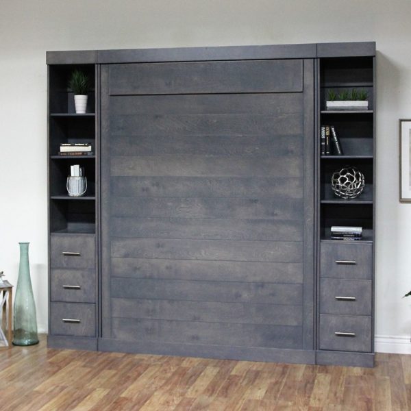 Fallbrook style wallbed, in gray closed