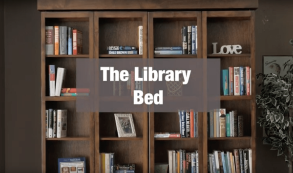 the library bed