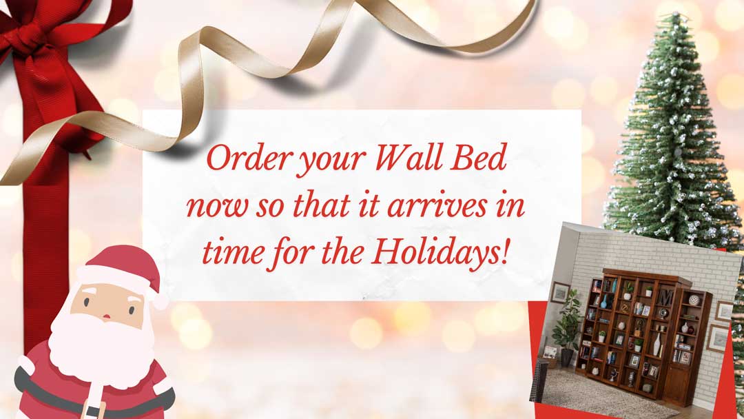 Order your wall bed for Holidays