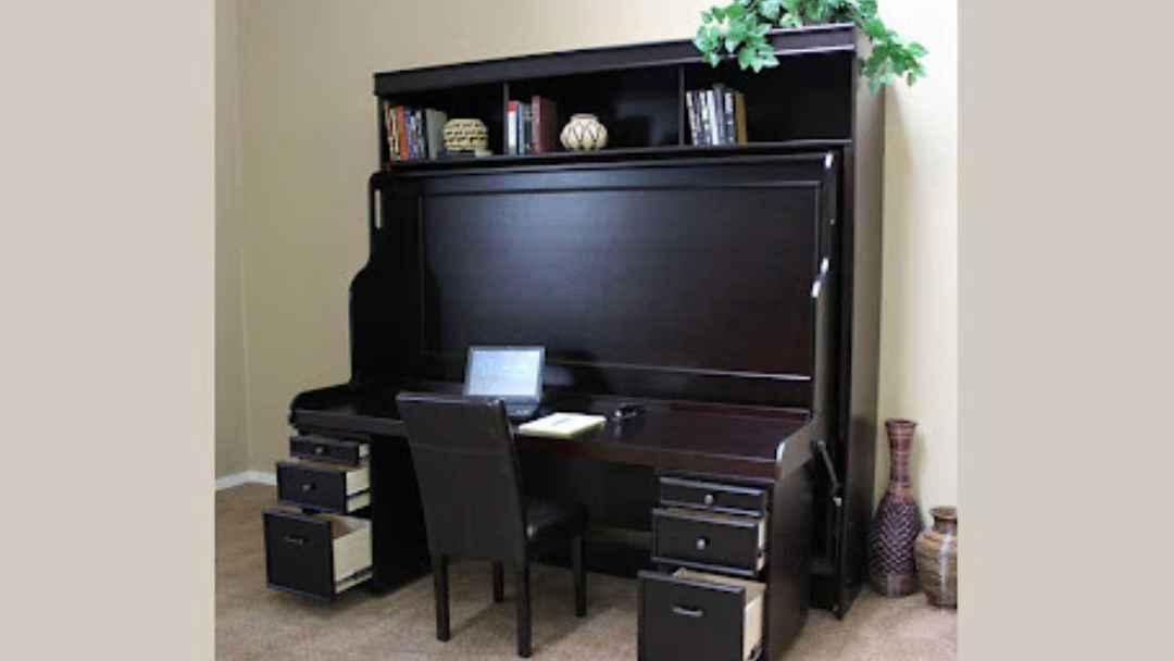 Level Up Your Home Office Using a Murphy Bed with Desk