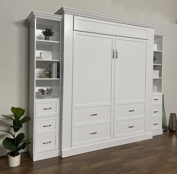 Woodland - white with cabinets at angle