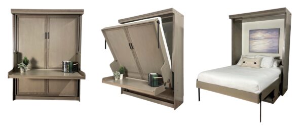 Ryland Vertical Desk Bed - Three Set cut out