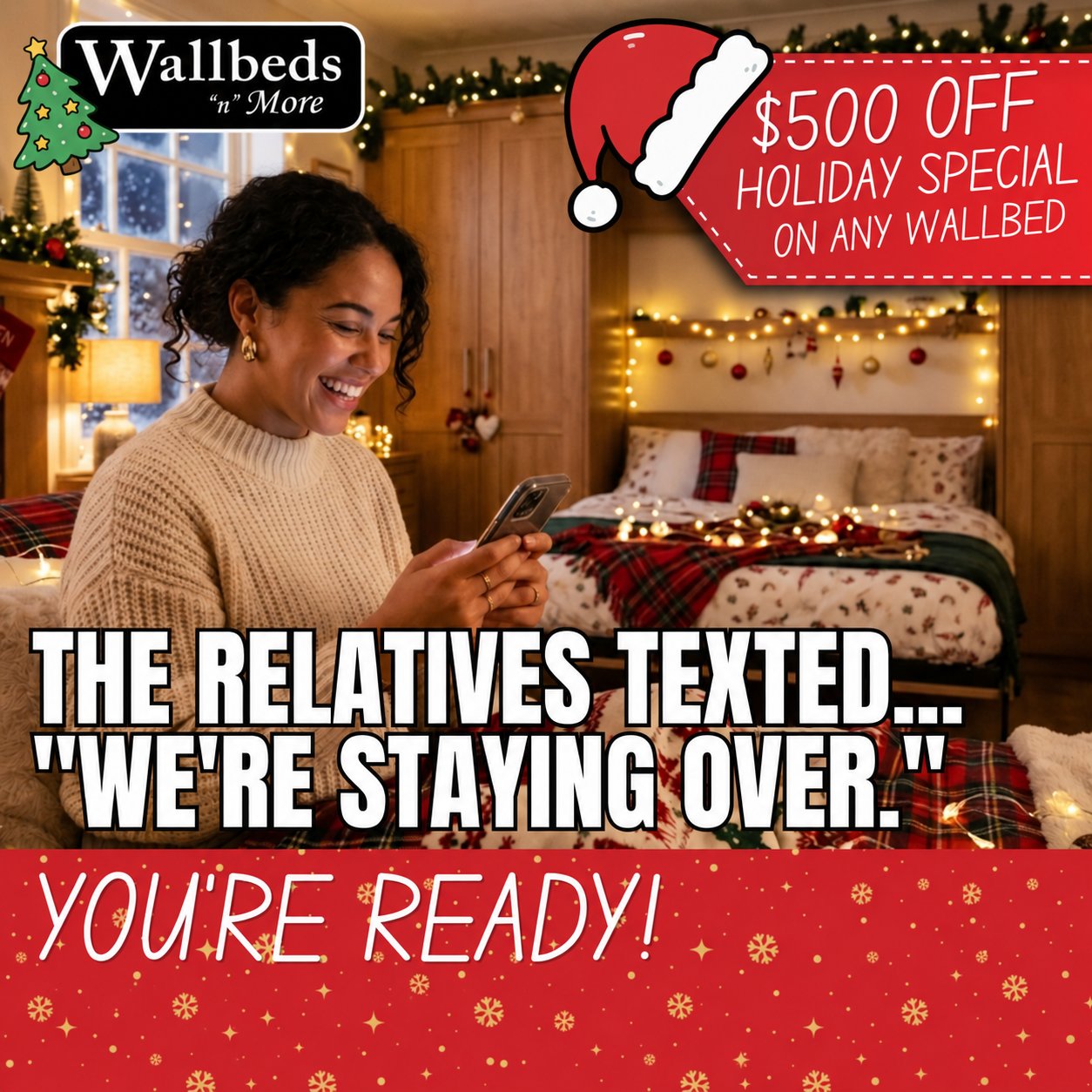 Wallbeds n More holiday special - $500 off any wallbed